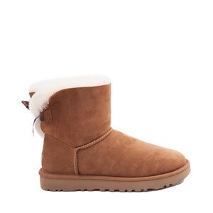 Womens UGG Mini Bailey Bow II Boot - Chestnut
